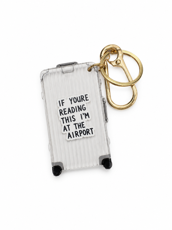 If you're reading this, I am at the airport